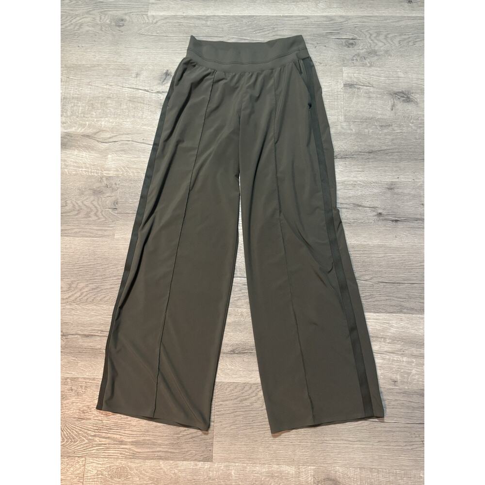 Athleta Nolita Olive Wide Leg Pants - Picture 2 of 6